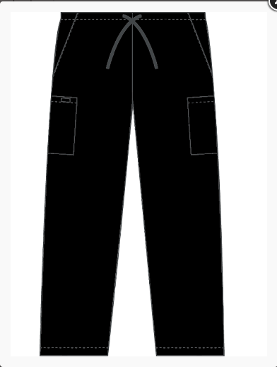 Pantalon de travail unisexe avec 5 poches MOBB #608P noir